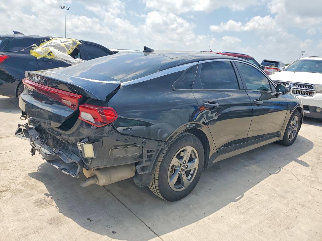 2022 Kia K5 VIN 5XXG14J23NG154646 COPART salvage auction — Rear End, TX - SALVAGE VEHICLE TITLE, sold $2,950 on 2026-07-09 (photo 3)