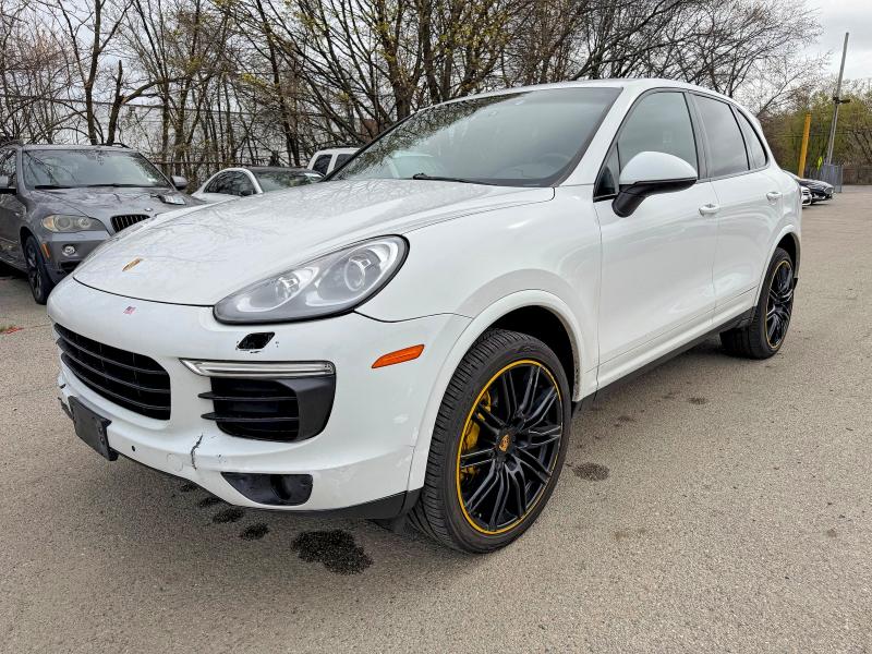 2018 Porsche Cayenne VIN WP1AA2A21JKA02261 COPART salvage auction — Minor Dent/Scratches, IN - CERTIFICATE OF TITLE (P), sold $11,200 on 2026-05-20 (photo 2)