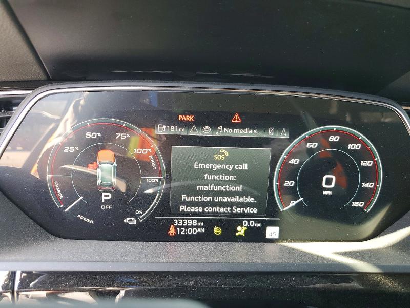 2024 Audi Q8 VIN WA15AAGE6RB034840 COPART salvage auction — FRONT END, Nv - Salvage Title, sold $14,400 on 2026-07-07 (photo 9)