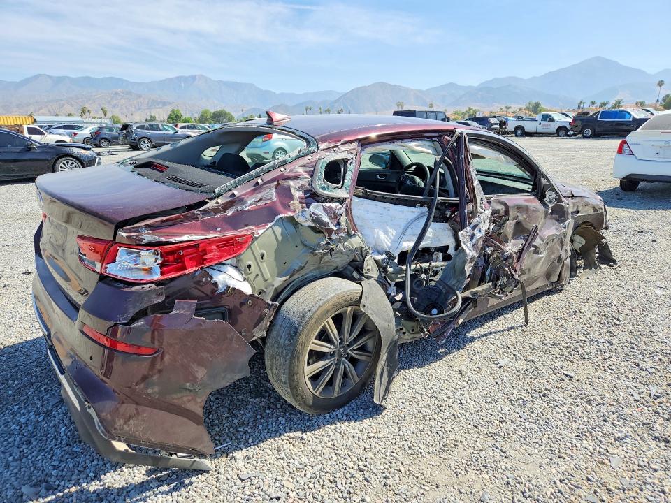 2019 Kia Optima VIN 5XXGT4L36KG370874 COPART salvage auction — SIDE, Ca - Salvage Certificate, sold $800 on 2026-07-08 (photo 3)