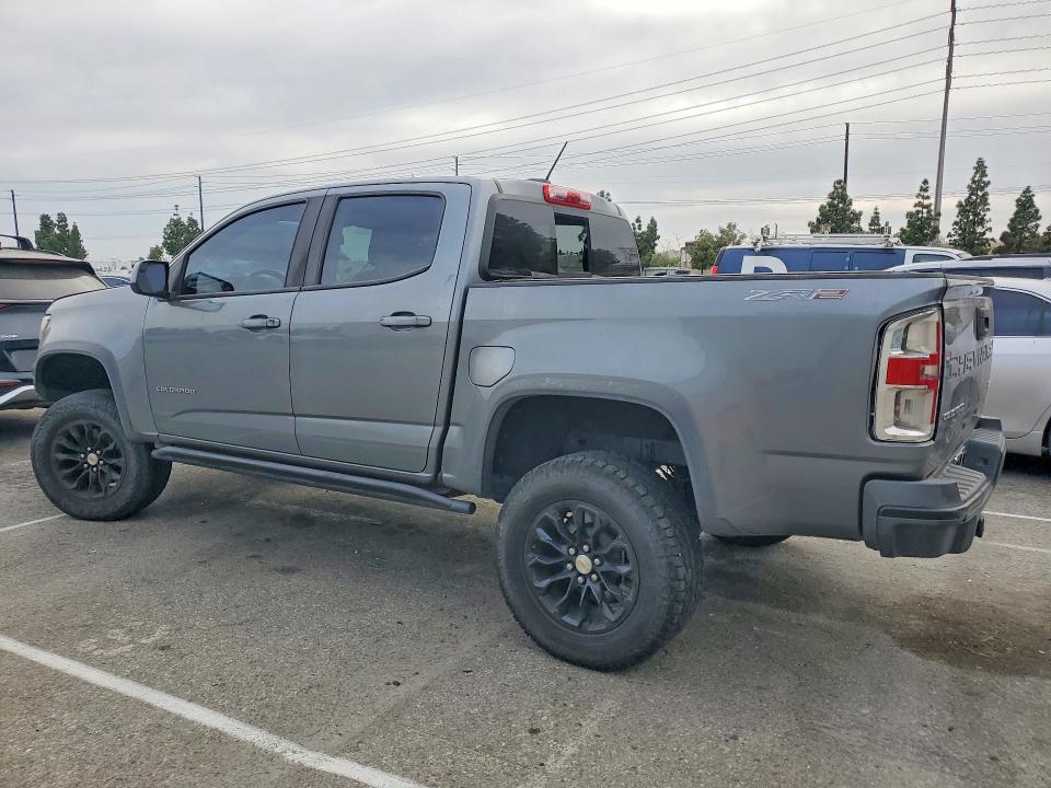 2021 Chevrolet Colorado VIN 1GCPTEE18M1130810 COPART salvage auction — FRONT END, Ca - Salvage Certificate, sold $10,100 on 2026-07-28 (photo 2)