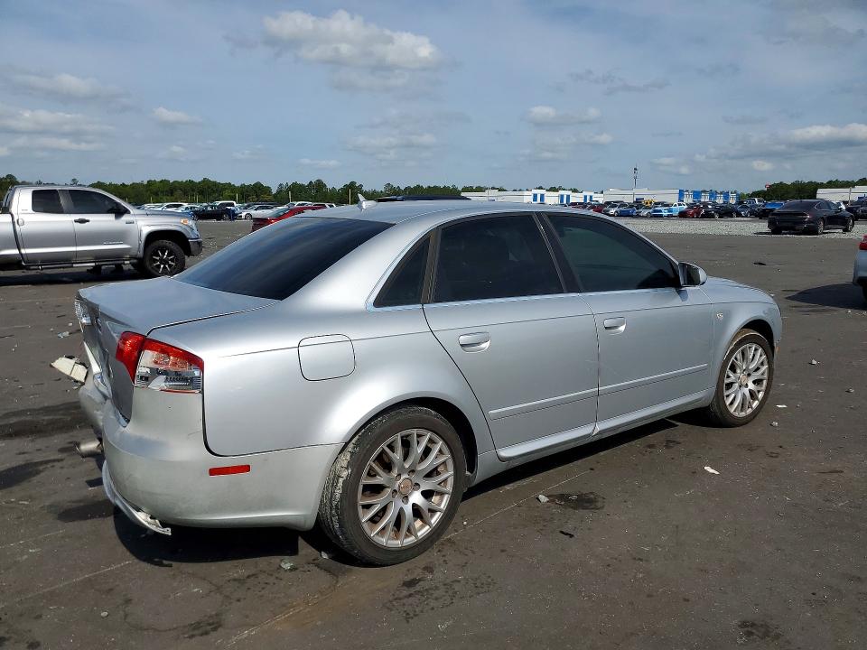 2008 Audi A4 VIN WAUDF78E48A163164 COPART salvage auction — REAR END, FL - CERT OF TITLE SLVG REBUILDABLE, sold $325 on 2026-07-13 (photo 3)