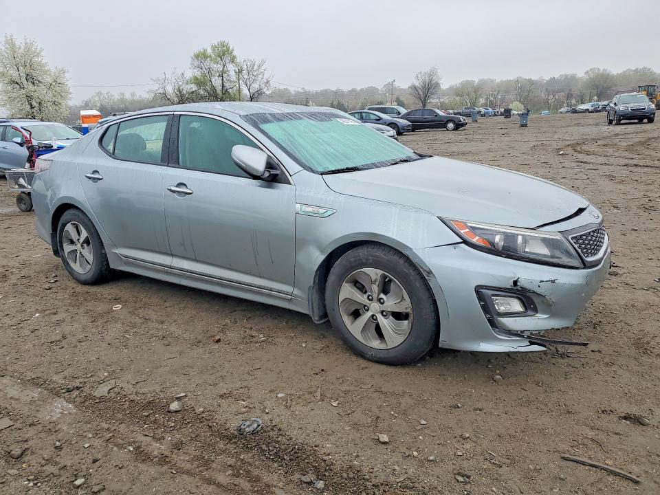 2015 Kia Optima hybrid VIN KNAGM4AD2F5081622 COPART salvage auction — FRONT END, Md - Cert Of Salvage > 75% Damage, sold $875 on 2026-07-02 (photo 4)