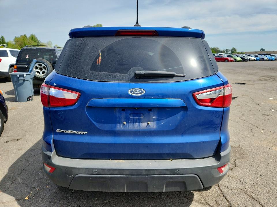 2021 Ford Ecosport VIN MAJ6S3GL3MC408976 COPART salvage auction — FRONT END, Or - Salvage Title Certificate, sold $1,550 on 2026-07-13 (photo 6)