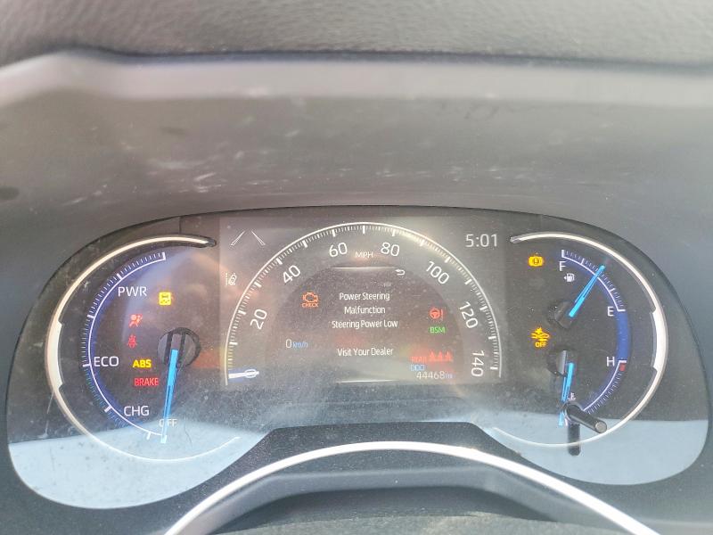 2019 Toyota Rav4 hybrid VIN JTMDWRFV7KD514267 COPART salvage auction — FRONT END, Ca - Salvage Certificate, sold $8,000 on 2026-07-23 (photo 9)