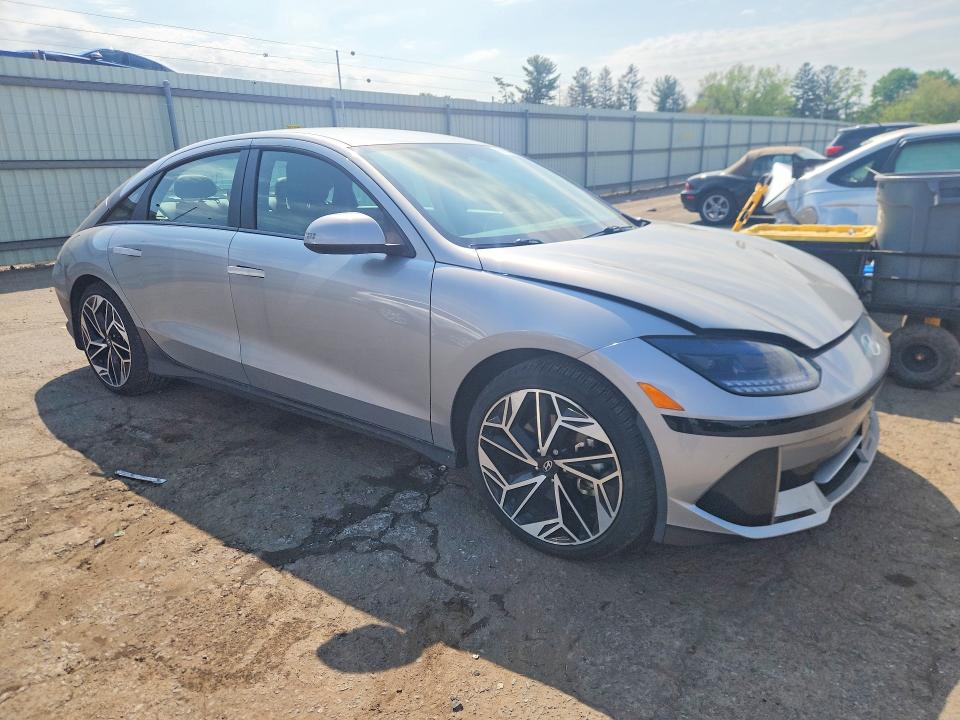2024 Hyundai Ioniq 6 VIN KMHM34AC5RA076762 COPART salvage auction — REAR END, Pa - Cert Of Title, sold $10,700 on 2026-07-14 (photo 4)