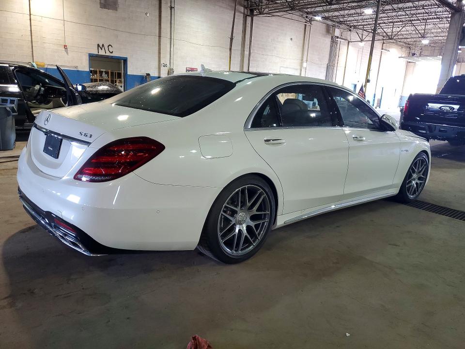 2020 Mercedes-benz S class VIN WDDUG8JBXLA517385 COPART salvage auction — WATER/FLOOD, Mi - Cert Of Title-Flood Reblt Salv, sold $30,500 on 2026-07-15 (photo 3)