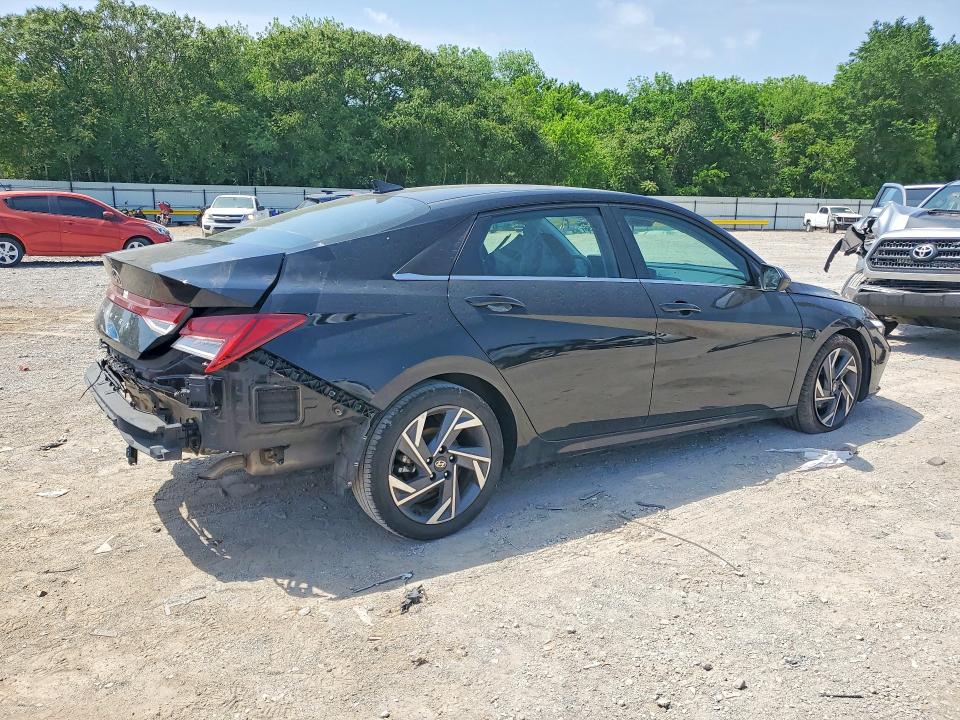2025 Hyundai Elantra VIN KMHLS4DG9SU911506 COPART salvage auction — REAR END, Ok - Certificate Of Title, sold $8,500 on 2026-07-07 (photo 3)