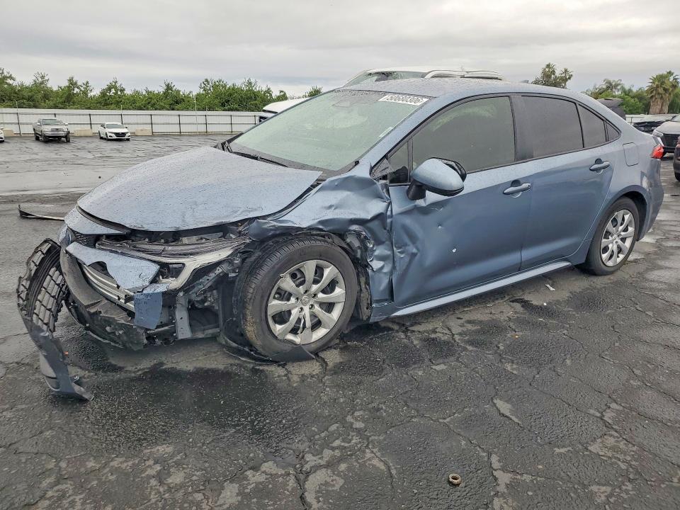 2025 Toyota Corolla VIN JTDBCMFE4S3102588 COPART salvage auction — FRONT END, Salvage Title, sold $5,400 on 2026-07-13 (photo 1)