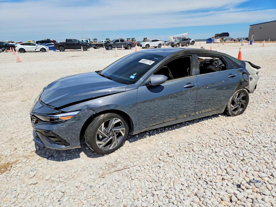 2024 Hyundai Elantra VIN KMHLS4DG4RU822324 COPART salvage auction — BURN, TX - CERTIFICATE OF TITLE, sold $1,100 on 2026-07-02 (photo 1)