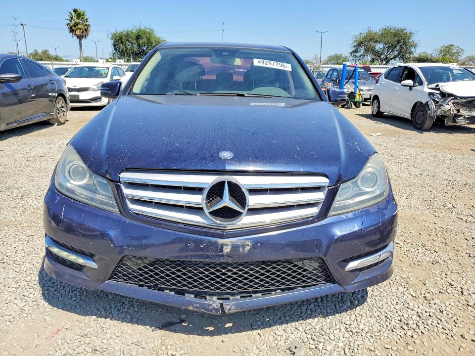 2013 Mercedes-benz C-klasse VIN WDDGF4HB4DA854764 COPART salvage auction — FRONT END, Ca - Lien Papers-Clean Or Ac, sold $325 on 2026-07-17 (photo 5)