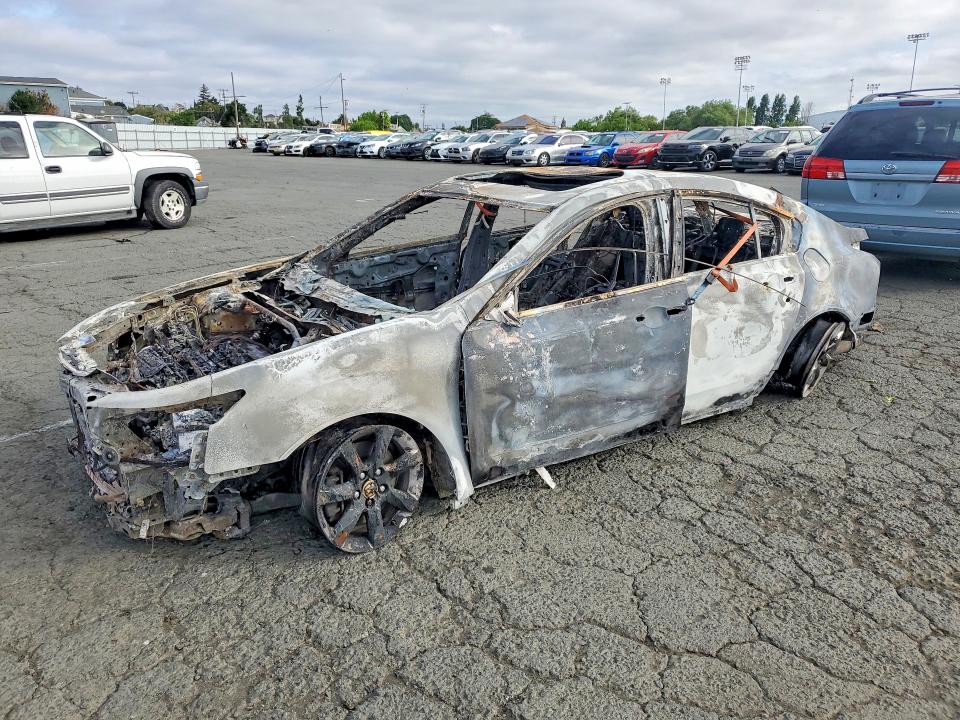 2013 Acura Tl VIN 19UUA8F23DA016412 COPART salvage auction — BURN, Ca - Non-Repairable Vehicle Cert, sold $80 on 2026-07-10 (photo 1)