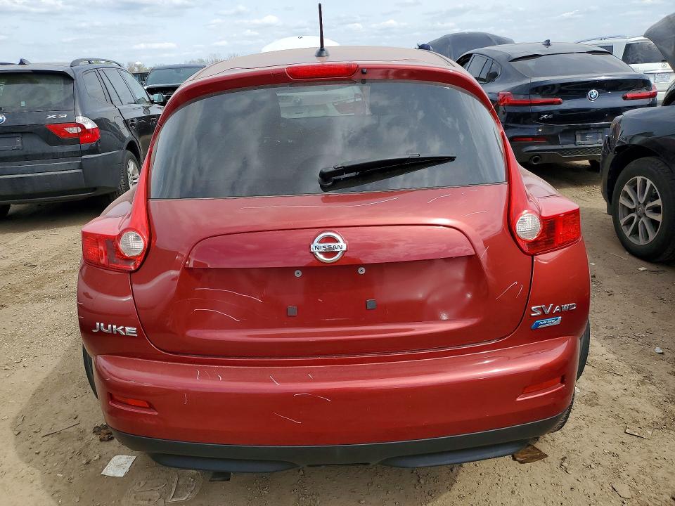 2013 Nissan Juke VIN JN8AF5MV7DT227247 COPART salvage auction — FRONT END, Il - Salvage Certificate, sold $450 on 2026-07-14 (photo 6)