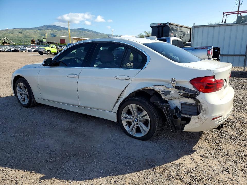 2017 BMW 3 series VIN WBA8B9C50HK676485 COPART salvage auction — REAR END, Hi - Certificate Of Salvage, sold $2 on 2026-07-06 (photo 2)