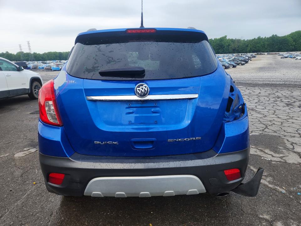 2014 Buick Encore VIN KL4CJASB5EB719572 COPART salvage auction — FRONT END, Tn - Salvage Certificate, sold $875 on 2026-07-28 (photo 6)