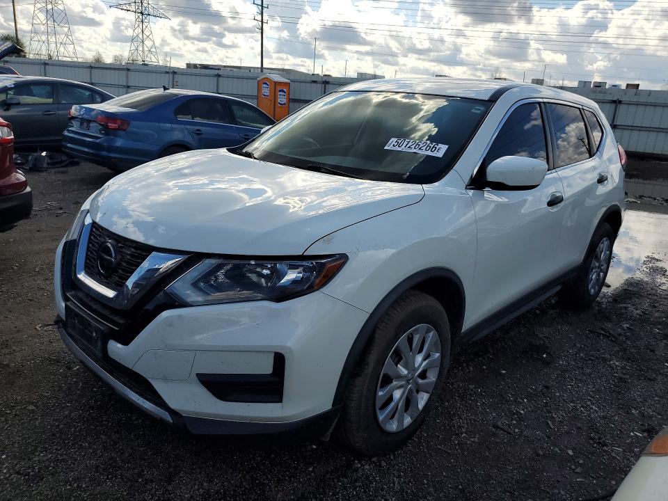 2018 Nissan Rogue VIN KNMAT2MV7JP536367 COPART salvage auction — REAR END, Il - Salvage Certificate, sold $900 on 2026-07-28 (photo 1)