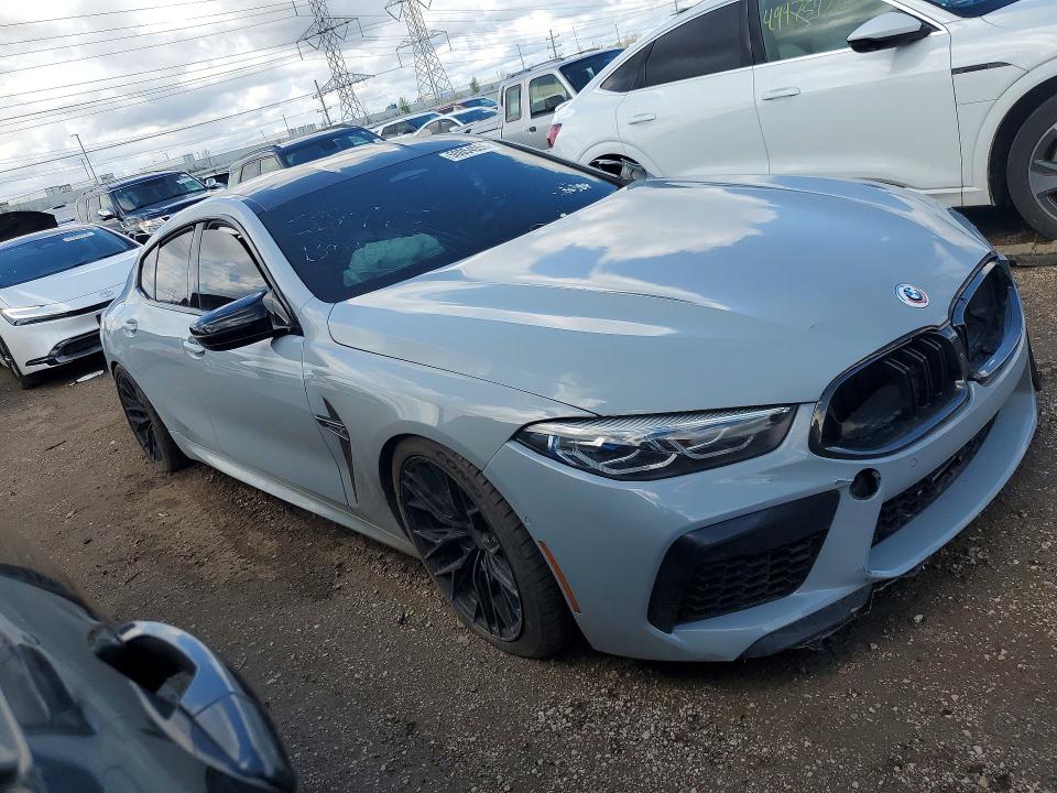 2023 BMW M8 VIN WBSGV0C06PCL15706 COPART salvage auction — SIDE, Il - Salvage Certificate, sold $33,500 on 2026-07-02 (photo 4)