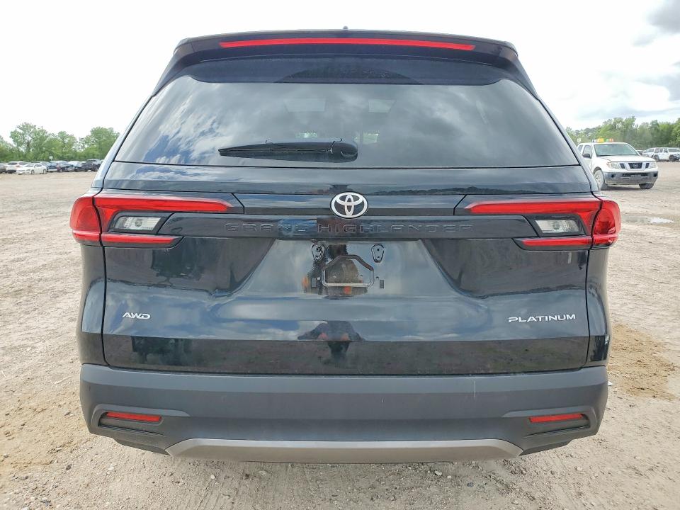 2025 Toyota Highlander VIN 5TDAAAB54SS085070 COPART salvage auction — FRONT END, Tx - Salvage Vehicle Title, sold $17,700 on 2026-07-10 (photo 6)