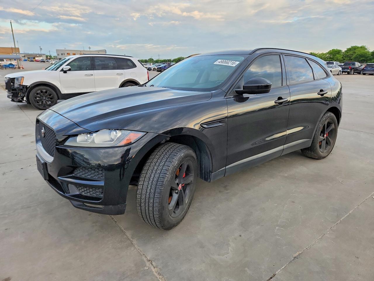2018 Jaguar F-Pace VIN SADCJ2FX2JA266081 COPART salvage auction — Normal Wear, TX - CERTIFICATE OF TITLE (P), sold $4,350 on 2026-07-02 (photo 1)