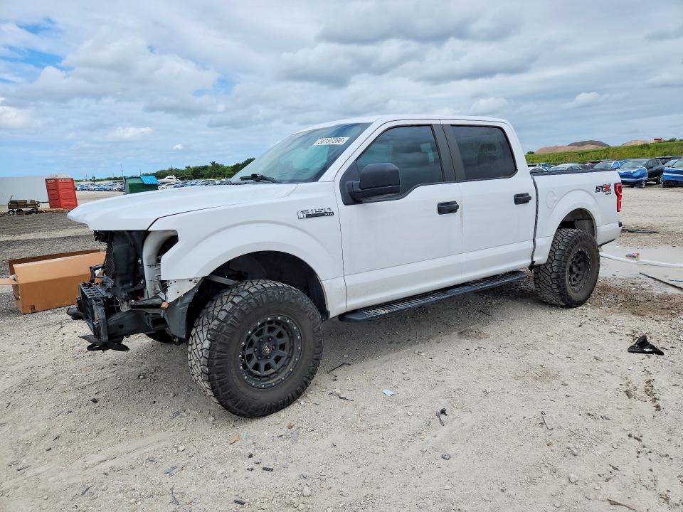 2018 Ford F-150 VIN 1FTEW1EP0JKF02240 COPART salvage auction — FRONT END, Tx - Certificate Of Title, sold $350 on 2026-07-02 (photo 1)