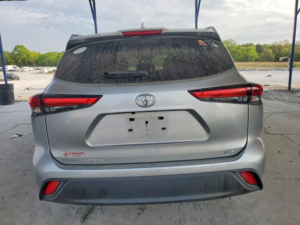 2021 Toyota Highlander VIN 5TDGZRAH5MS521439 COPART salvage auction — SIDE, Id - Salvage Certificate Of Title, sold $2,100 on 2026-07-23 (photo 6)