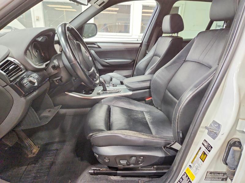 2014 BMW X3 VIN 5UXWX7C50E0E76425 COPART salvage auction — FRONT END, Mn - Parts Vehicle Bill Of Sale, sold $850 on 2026-07-02 (photo 7)