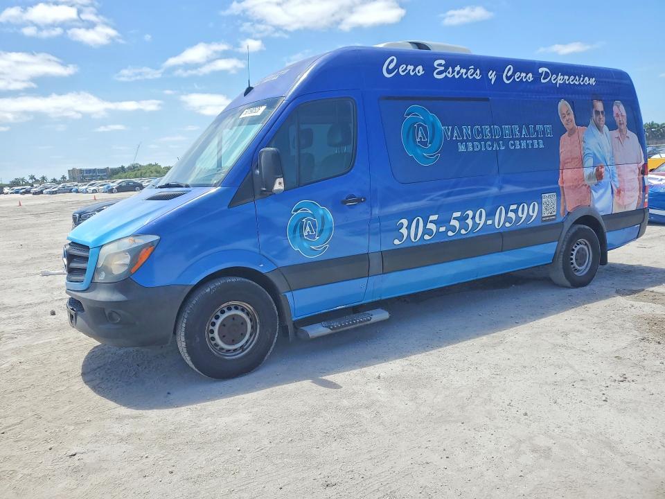 2017 Mercedes-benz Sprinter VIN WDZPE8CDXHP517418 COPART salvage auction — MINOR DENT/SCRATCHES, Fl - Certificate Of Title (P), sold $13,000 on 2026-07-29 (photo 1)