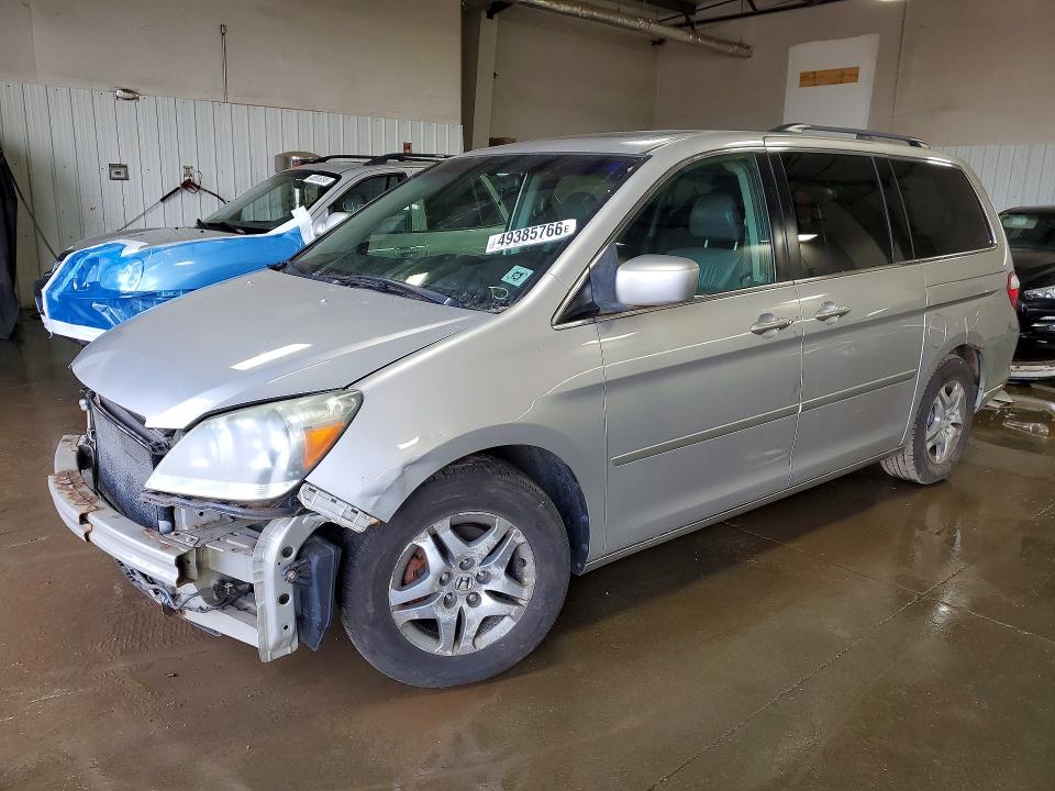 2006 Honda Odyssey VIN 5FNRL38676B432863 COPART salvage auction — SIDE, Il - Salvage Certificate, sold $825 on 2026-07-09 (photo 1)