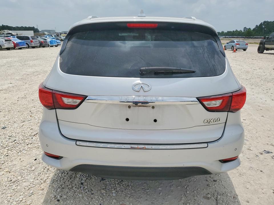 2018 Infiniti Qx60 VIN 5N1DL0MN1JC510299 COPART salvage auction — FRONT END, Tx - Certificate Of Title, sold $4,300 on 2026-07-03 (photo 6)
