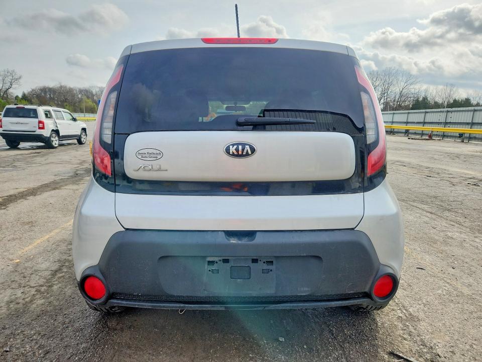 2015 Kia Soul VIN KNDJN2A21F7775408 COPART salvage auction — FRONT END, Mo - Salvage Certificate Of Title, sold $275 on 2026-07-27 (photo 6)