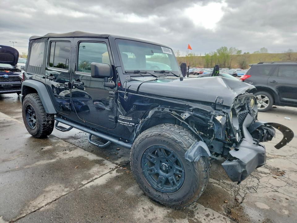 2017 Jeep Wrangler / VIN 1C4BJWDG5HL507101 COPART salvage auction — FRONT END, Nc - Salvage Cert-Rebuilt, sold $4,100 on 2026-07-20 (photo 4)