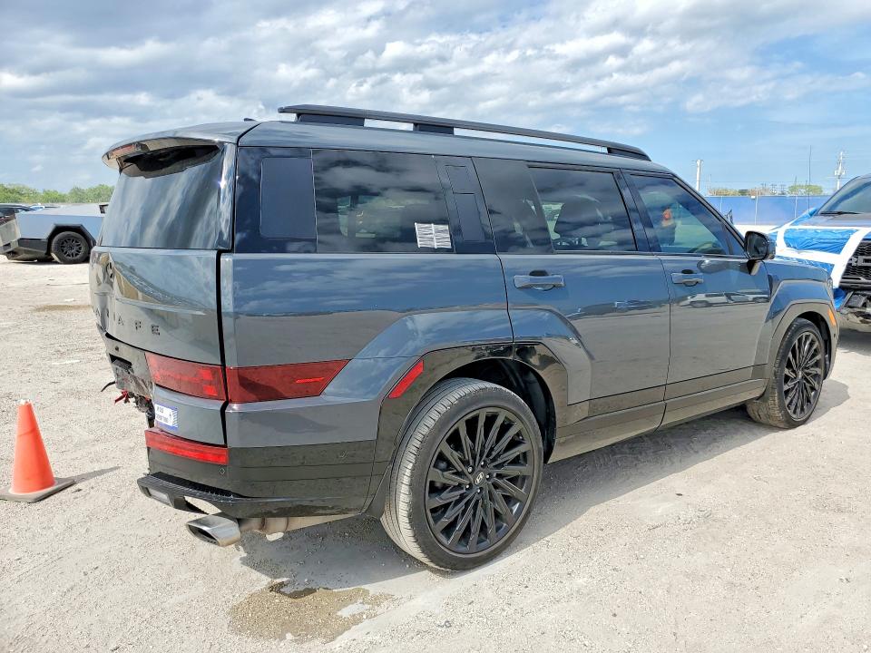 2024 Hyundai Santa fe VIN 5NMP54GLXRH051588 COPART salvage auction — REAR END, Id - Salvage Certificate Of Title, sold $8,000 on 2026-07-29 (photo 3)