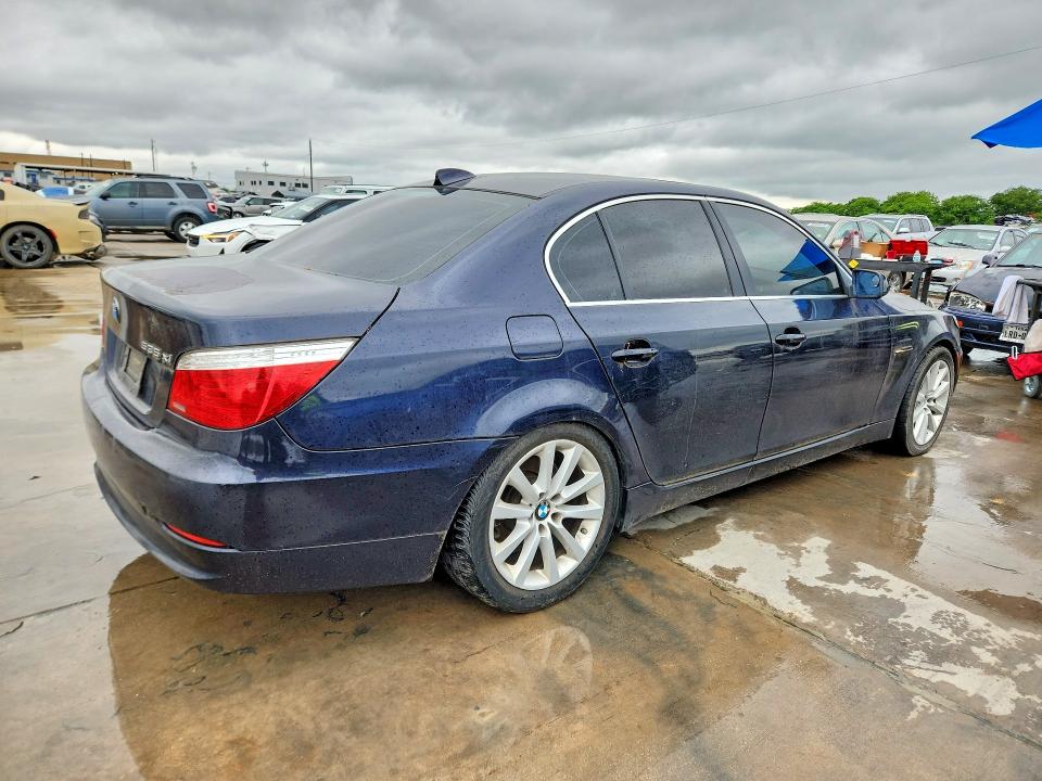 2008 BMW 5 series VIN WBANV93528CZ65484 COPART salvage auction — REJECTED REPAIR, Tx - Salvage Vehicle Title, sold $625 on 2026-07-09 (photo 3)