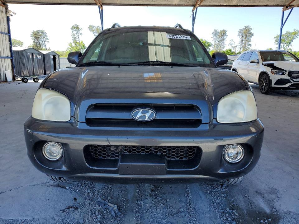2006 Hyundai Santa fe VIN KM8SC73D06U038350 COPART salvage auction — REAR END, Wv - Salvage Certificate, sold $500 on 2026-07-09 (photo 5)
