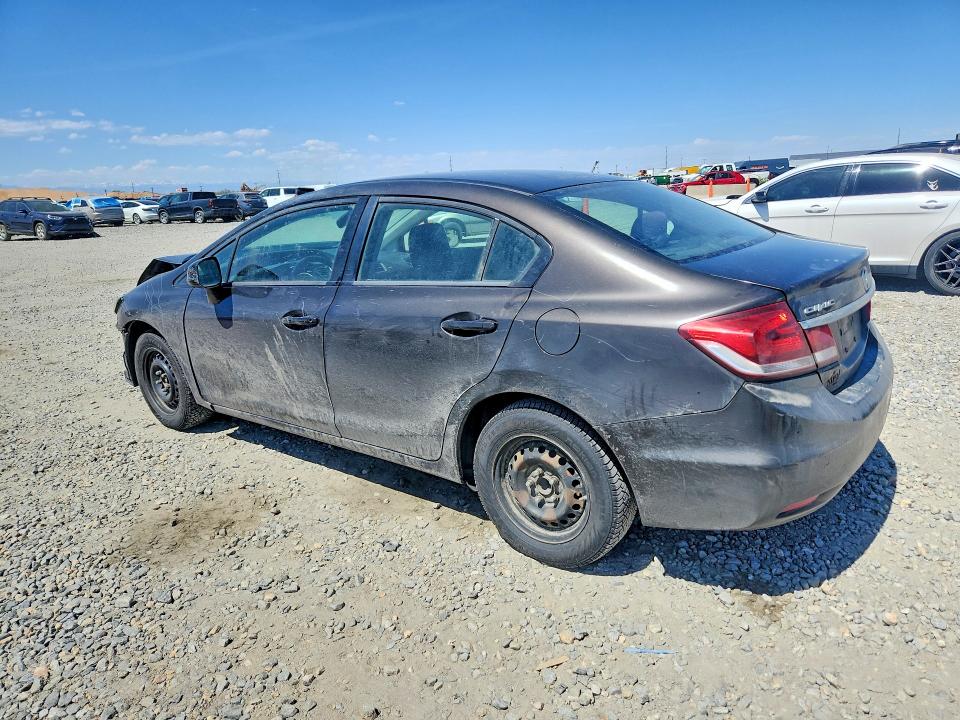 2013 Honda Civic VIN 19XFB2F58DE017063 COPART salvage auction — FRONT END, Id - Salvage Certificate Of Title, sold $275 on 2026-07-23 (photo 2)