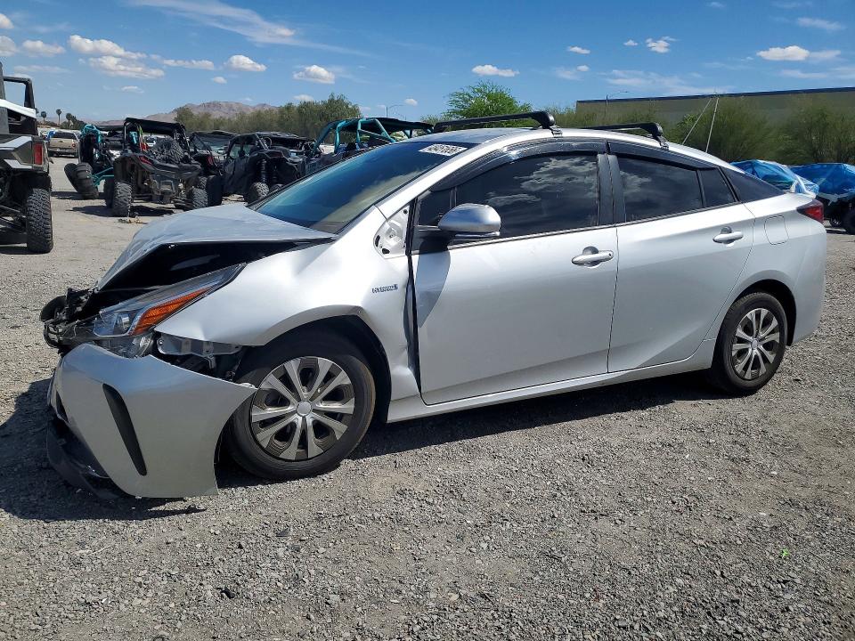 2021 Toyota Prius VIN JTDKAMFU5M3139715 COPART salvage auction — FRONT END, Id - Salvage Certificate Of Title, sold $4,650 on 2026-07-09 (photo 1)