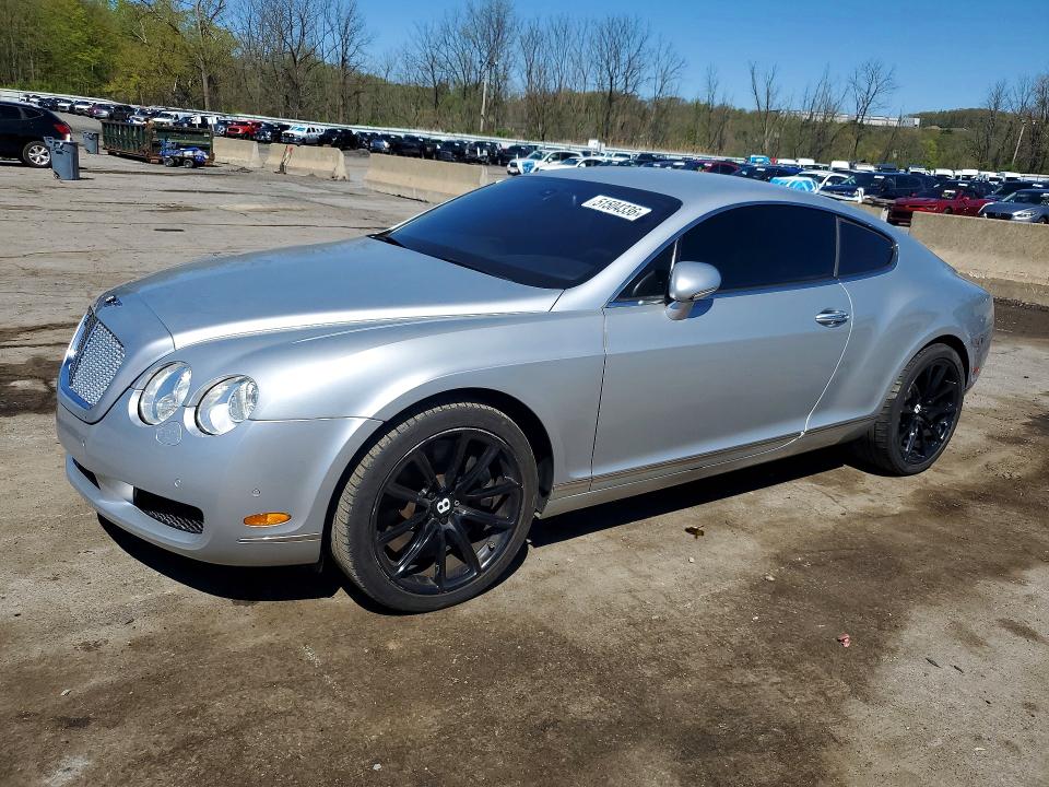 2004 Bentley Continental VIN SCBCR63W24C021798 COPART salvage auction — NORMAL WEAR, Va - Parts Only, sold $5,200 on 2026-07-21 (photo 1)