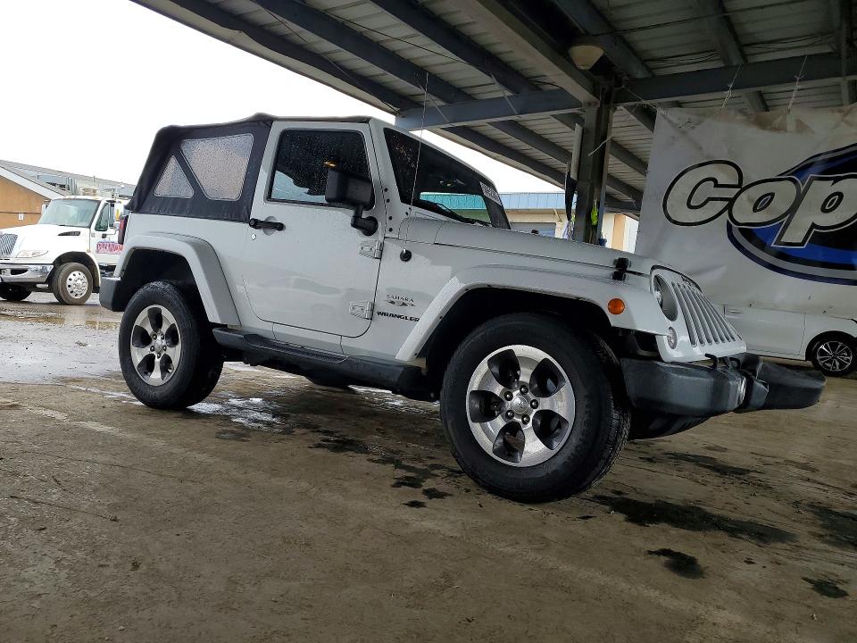 2017 Jeep Wrangler / VIN 1C4AJWBG7HL669018 COPART salvage auction — UNDERCARRIAGE, Ca - Salvage Certificate, sold $4,350 on 2026-07-09 (photo 4)