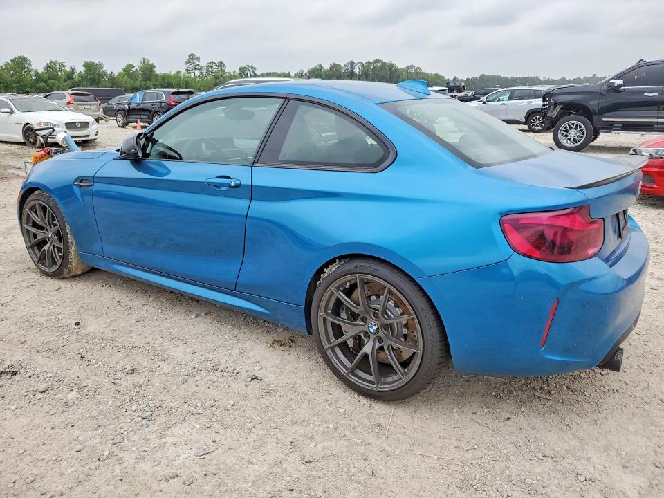 2020 BMW M2 VIN WBS2U7C06L7E15865 COPART salvage auction — UNDERCARRIAGE, Tx - Salvage Vehicle Title, sold $23,100 on 2026-07-10 (photo 2)