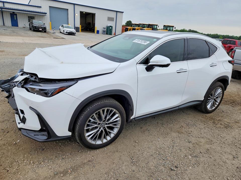 2026 Lexus Nx 350h VIN 2T2GKCEZ7TC058646 COPART salvage auction — FRONT END, Nc - Salvage Certificate Of Title, sold $26,000 on 2026-07-13 (photo 1)