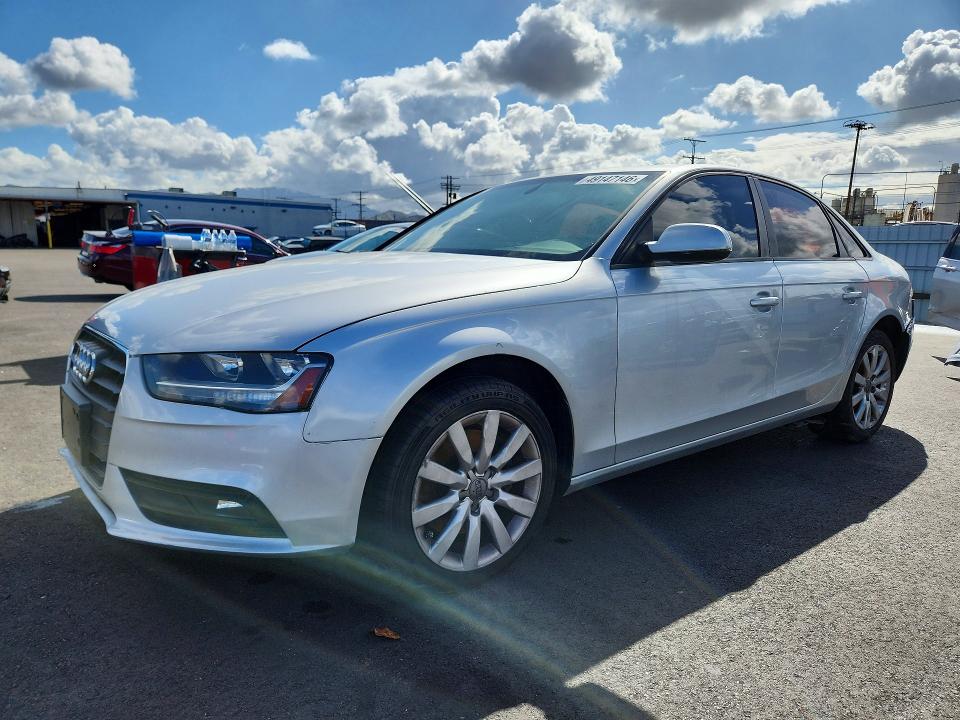 2013 Audi A4 VIN WAUAFAFL6DN023198 COPART salvage auction — SIDE, Ca - Salvage Certificate, sold $225 on 2026-07-27 (photo 1)