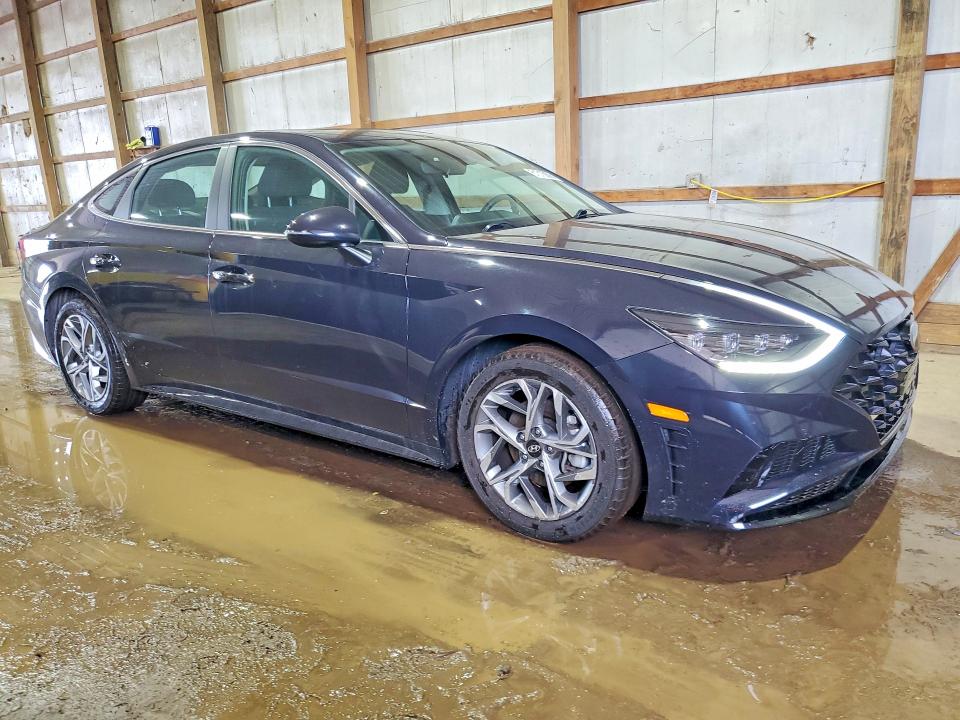 2023 Hyundai Sonata VIN KMHL64JA7PA313699 COPART salvage auction — HAIL, Oh - Cert Of Title-Salvage, sold $8,300 on 2026-07-02 (photo 4)