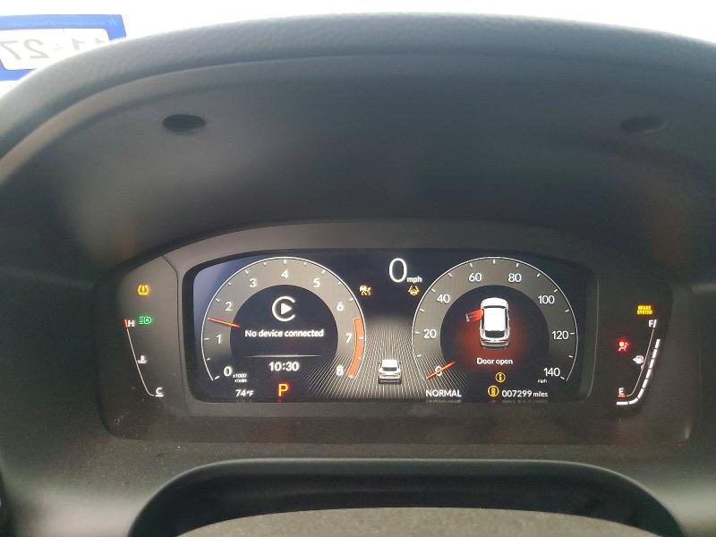 2025 Acura Adx VIN 3HDSA2H55SM711290 COPART salvage auction — SIDE, Tx - Salvage Vehicle Title, sold $15,100 on 2026-07-30 (photo 9)