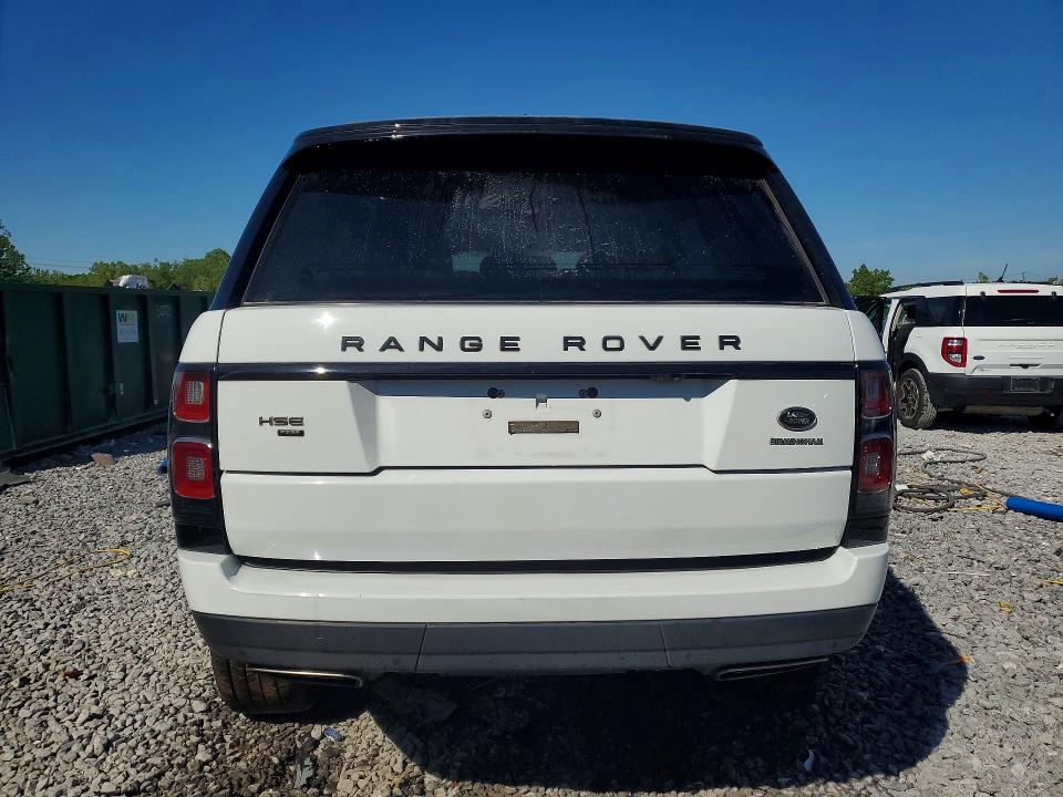 2020 Land rover RANGE ROVER VIN SALGS2SE5LA592564 COPART salvage auction — VANDALISM, Al - Certificate Of Title, sold $16,600 on 2026-07-14 (photo 6)