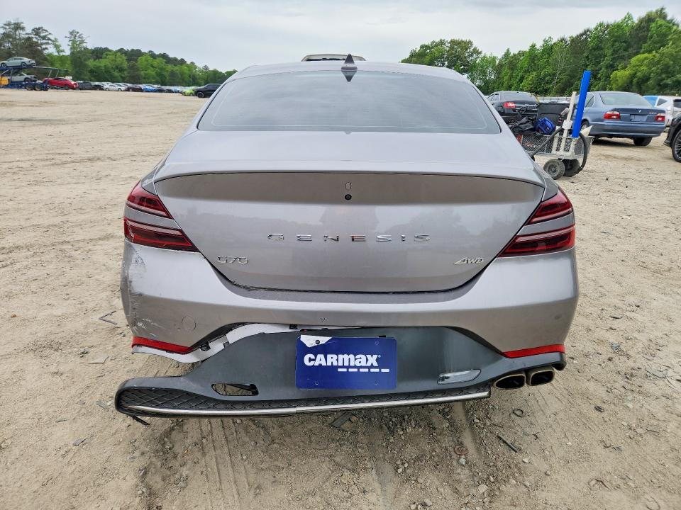 2023 Genesis G70 VIN KMTG34TA0PU116594 COPART salvage auction — FRONT END, Id - Salvage Certificate Of Title, sold $4,950 on 2026-07-14 (photo 6)