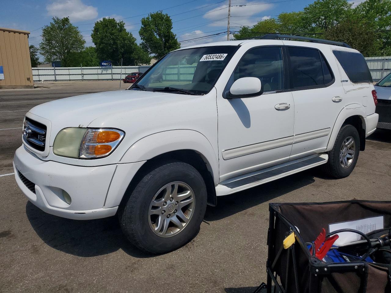 2004 Toyota Sequoia VIN 5TDBT48A94S221135 — COPART salvage auction photo
