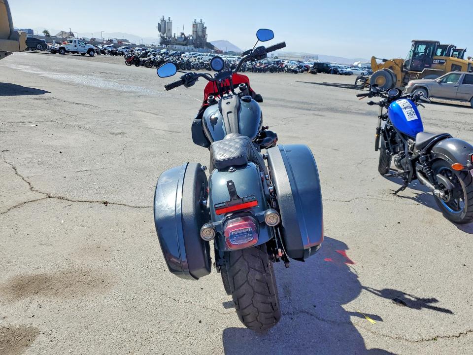 2025 Harley-davidson Low rider VIN 1HD1YXA28SB038538 COPART salvage auction — FRONT END, Ca - Salvage Certificate, sold $7,200 on 2026-07-02 (photo 4)
