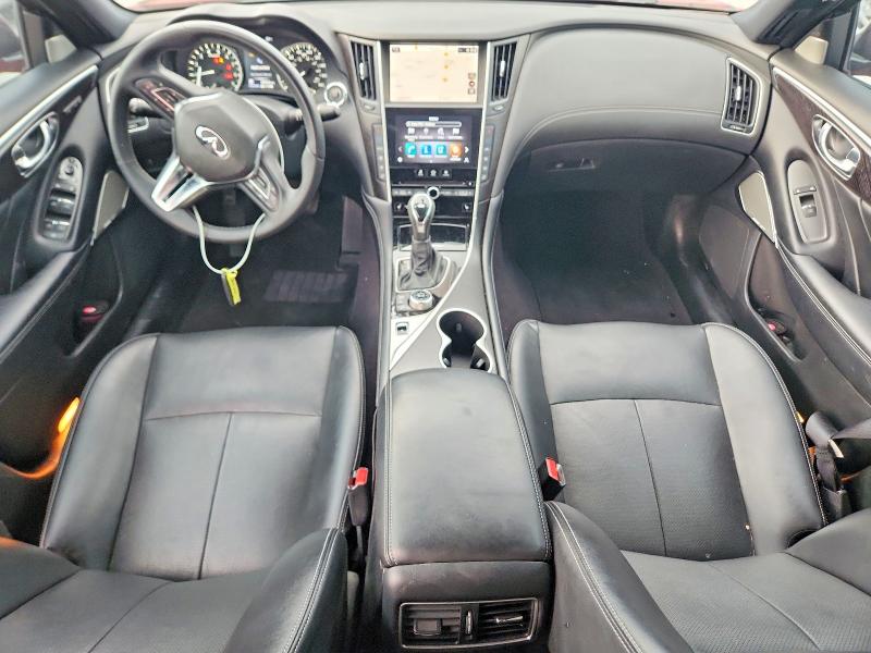 2023 Infiniti Q50 VIN JN1EV7CP8PM510966 COPART salvage auction — REAR END, Tx - Salvage Vehicle Title, sold $8,900 on 2026-07-24 (photo 8)