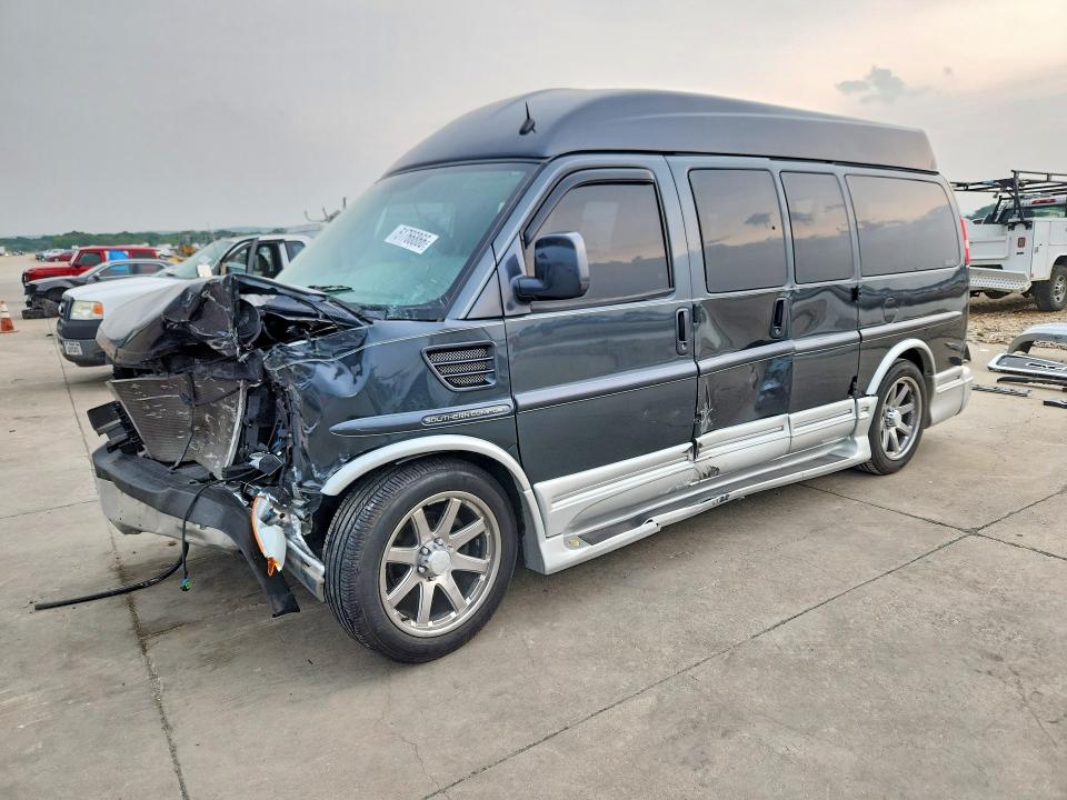 2014 Gmc Savana VIN 1GDS7DC4XE1163679 COPART salvage auction — FRONT END, Tx - Certificate Of Title, sold $8,600 on 2026-07-16 (photo 1)