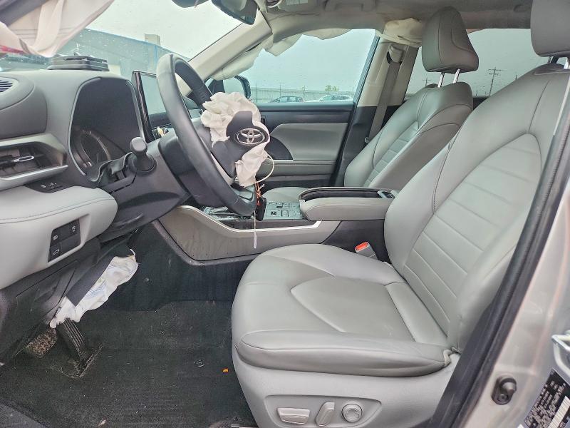 2023 Toyota Highlander VIN 5TDKDRBH4PS006377 COPART salvage auction — FRONT END, Ut - Salvage Certificate, sold $9,600 on 2026-07-07 (photo 7)